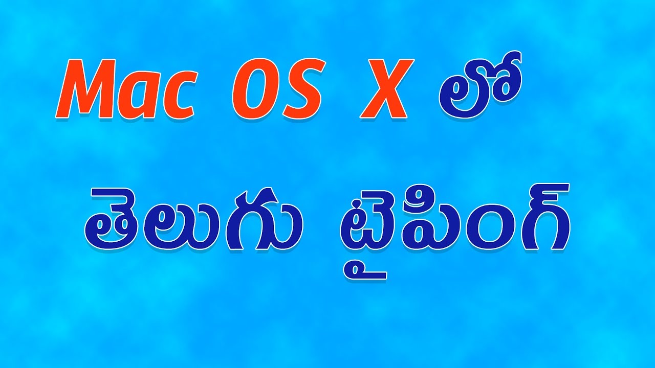 Telugu Fonts For Mac Free Download